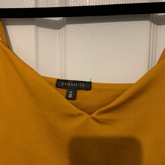 Dynamite Scoop Neck Crop Cami - Picture 2 of 4